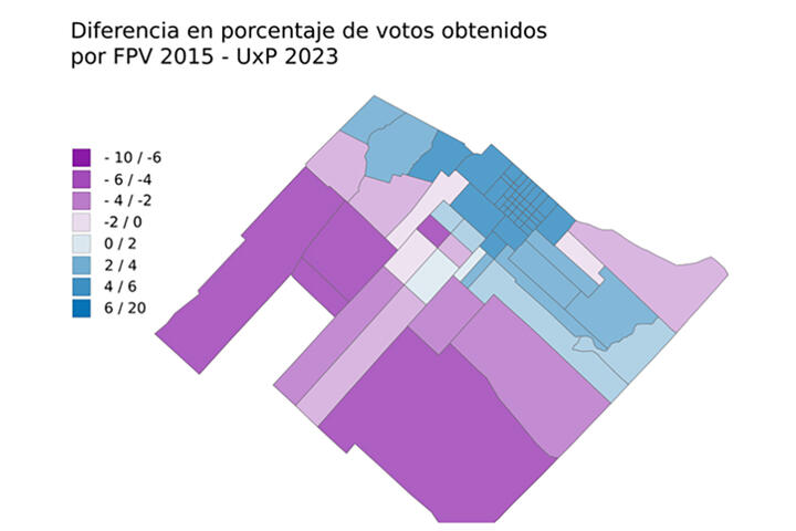 Mapa elecciones La Plata 2023-LP2