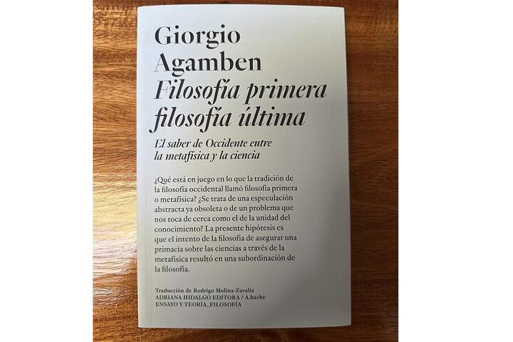 tapa filosofía primera, filosofía última