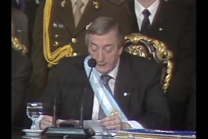Néstor Kirchner asunción 2003