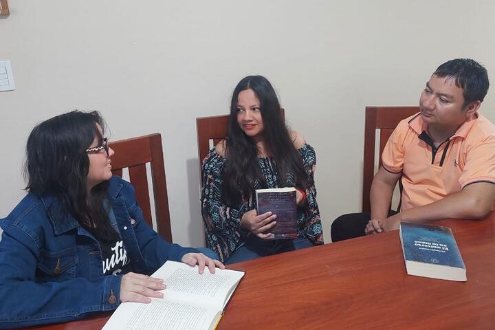 Gabriela, Ana María y Juan Ignacio Canteros 