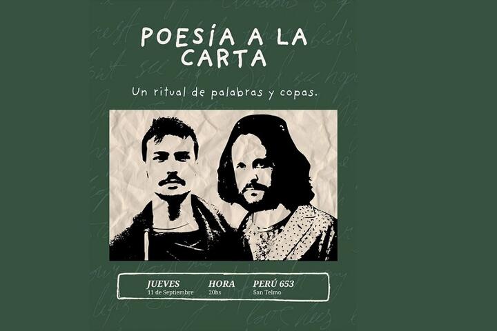 flyer poesía a la carta