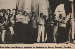 Foto de dirigentes sindicales montoneros