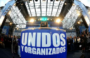 Unidos y Organizados 2012 Foto Prensa CFK