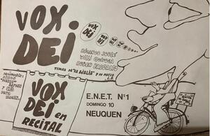 afiche vox dei en dictadura