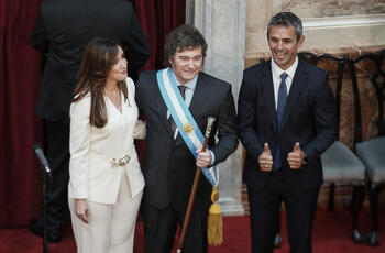 Milei y Villarruel asumen la presidencia y vice en el Congreso