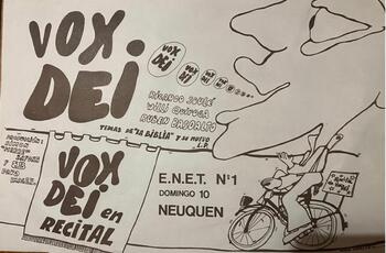 afiche vox dei en dictadura