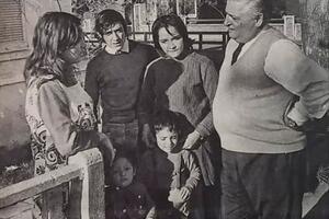 Familia Carranza y Gavino en Boulogne 1973