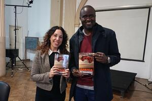 Giselle Kleidermacher y Moustafa Sene