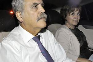 De Vido con su mujer, Mannicelli