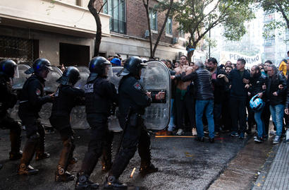 Represión en Recoleta_Foto: Noelia Guevara