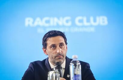 Diego Milito, presidente Racing