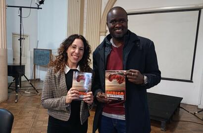 Giselle Kleidermacher y Moustafa Sene